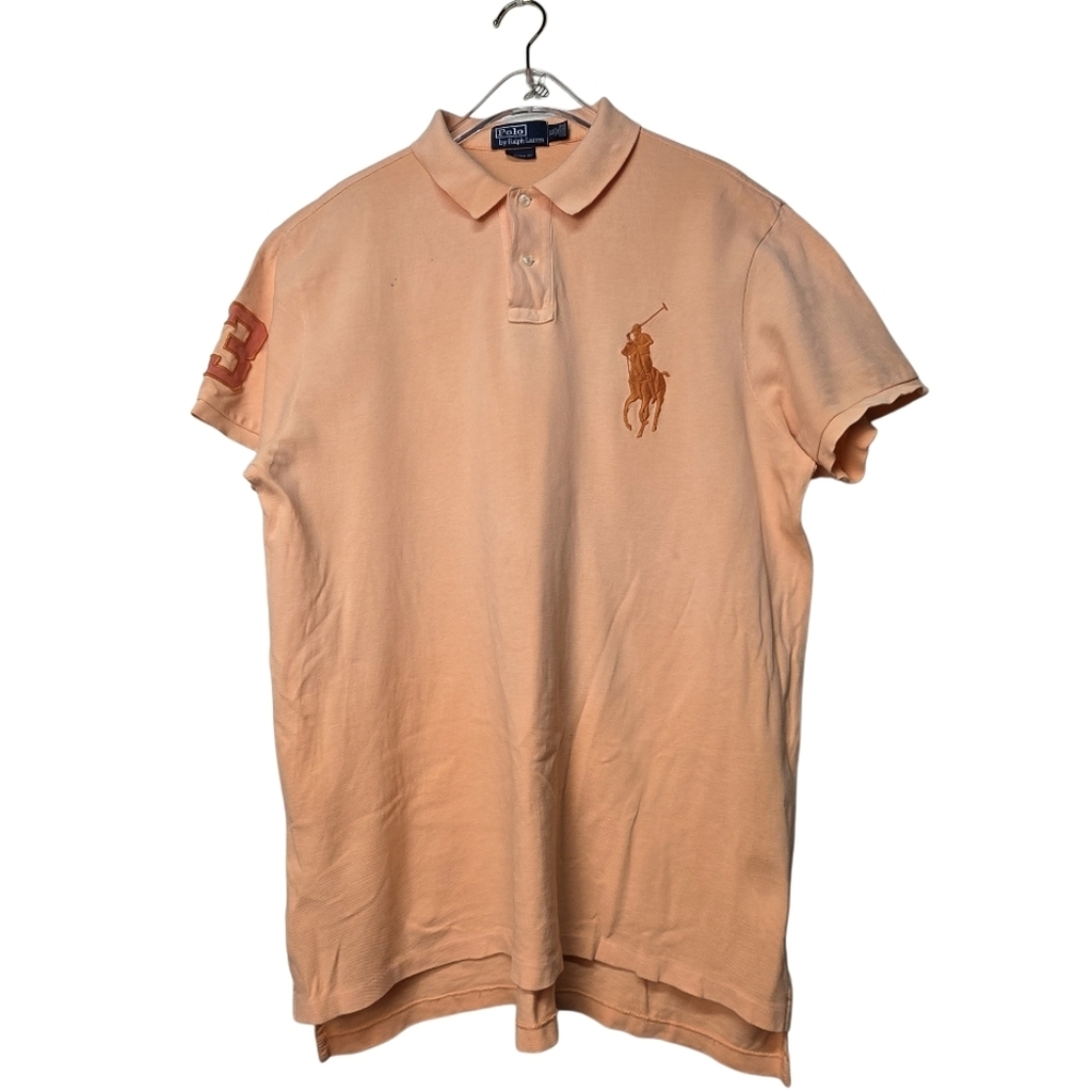 Polo by Ralph Lauren Men's Peach Polo Shirt